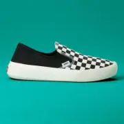 New Vans Checkerboard Comfycush One Shoes Sneakers - Black (VN0A45J5R6R)