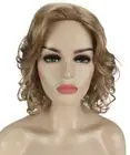 KATE - Wavy Kanekalon Synthetic Fiber Full Wig, 5.5 - 9.5 in, Honey Blonde