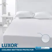 ALL Size Coolmax Fabric Fully Fitted Mattress Protector/Fitted Sheet Keep Dry