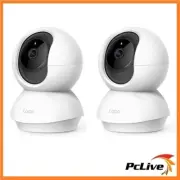 TP-Link Tapo TC70 2 PACK HD Security Wi-Fi Camera Pan Tilt Alarm Indoor Baby Pet