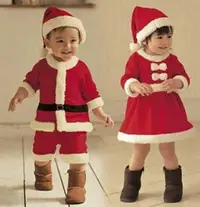 在飛比找樂天市場購物網優惠-✤宜家✤兒童聖誕節表演服裝 男女童聖誕節可愛服裝 (男童+女