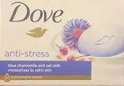 Dove ANTI STRESS Blue Chamomile & Oat Milk 3.75 oz - 1 BAR OF SOAP