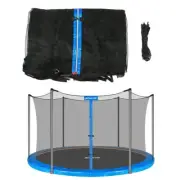 Zoomster 14 FT Trampoline Replacement Safety Enclosure Net For 6 Straight Poles
