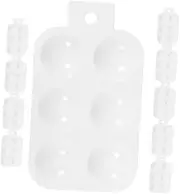 Set of 10 Plastic Mini Watercolor Palette Mixing Tray for Artists Children
