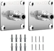 PWACCS Pressure Washer Gun Holder, Stainless Steel 1/4" Quick Connect Wall Mount Power Washer Gun Holder, Pressure Washer Accessories Wall Storage Rack, 2 Pack