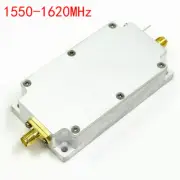 15W GPS BD BeiDou 1575MHz RF Power Amplifier Output Gain 45dB 24V SMA Head