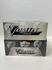 Pokemon: V Battle Decks Venusaur & Blastoise Display Case 8 Decks New Sealed B4