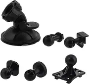 CLISPEED 6pcs Tachograph Bracket Cars Suction Cup Mount Suction Cups with Screws Camera Suction Mount Suction Driving Recorder Camera Bracket Car Buckle Suction Cup Bracket Mount Black