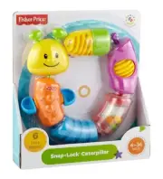 Fisher Price Colorful Snap Lock Caterpillar Infant to Toddler Learning Toys