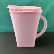 Tupperware Impressions Pitcher 3.7L / 1gal Square Bottom Candy Floss Pink