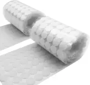 Self-Adhesive Dots, Hook and Loop Sticky Back Coins Tape for Classroom, Offic...
