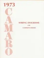 CAMARO 1973 Wiring Diagram 73