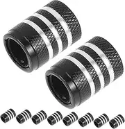 BELLIFFY 10pcs Durable Tire Valve Caps for Cars Trucks Lightweight Valve Stem Covers with Seal Feature Easy Install for Vehicle Maintenance Style