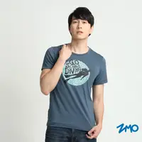 在飛比找蝦皮商城優惠-【ZMO】 男抗UV彈力短袖T恤 - 灰藍(潛水) 排汗衫
