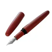 WANCHER Dream Fountain Pen DREAM PEN Makoto Ebonite Sand Red Cigar Shape M