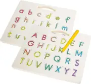 Magnetic Letters Board, 2 in 1 Alphabet Letter Tracing Board Educational Toy A
