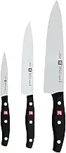 ZWILLING Twin Signature 3-pc German Knife Set, Razor-Sharp, Made in Company-Owned German Factory with Special Formula Steel Perfected for Almost 300 Years, Dishwasher Safe