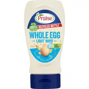 Praise Whole Egg Light Mayo 250g