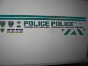York College Pennsylvania Police Vehicle Decals 1:64 two for one money