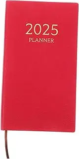 TOVINANNA Monthly Planner and Weekly Organizer Notebook Red Agenda for Boys and Girls and Adults for Home Office and School Scheduling