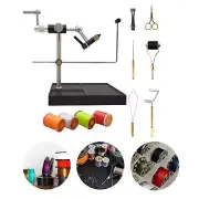 Rotary Fly Tying Vise 360 Degree Rotary with Pedestal Base Fly Making Tool