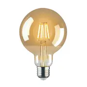 Lumenovo 4W E27 2700K G95 LED Filament Globe Brown