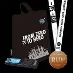 GARMIN RUN 2024 亞洲系列賽 台北站 路跑10公里 全新紀念衣 多功能行李綁帶  2023 彈力帶