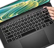 Keyboard Cover for 2023 2022 2021 Dell XPS 15 9500 9510 9520 9530 15.6 inch & Dell XPS 17 9700 9710 9720 9730 17 inch, DELL Precision 5760 5770 5560 5570 15.6" 17.3" Laptop Keyboard Protector, Black