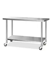 Cefito 1524x61mm Commercial 34 Stainless Steel Bench