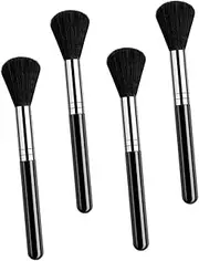 TOVINANNA 4Pcs Nail Dust Brushes for Cleaning and Dusting Fingernail Scrub Brushes for Nail Salons Compact Durable Material Easy to Use for Home