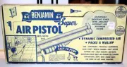 Benjamin H-C Super Model 137 Air Pistol .177 cal. Pellet Gun w Papers & Box NIB