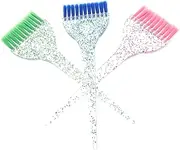 LOORGVEL 3pcs Hair Coloring Brush for Salon Home Use Professional Highlighting Applicator Flexible Bristles for Even Dye Application for Hair Tinting