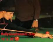 Bianca Jagger~Playing Pool~Billiards~Shooting Pool~Poster~Photo~ 16" x 20"