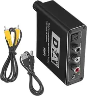 LABRIMP Digital Optical to Analog Audio Converter for Tv Speakers Portable Dac Audio for Connecting Digital Devices to Analog Equipment Sound Output for