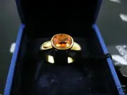 SIGNED SWAROVSKI CRYSTAL/ RING MED/ NEW RETIRED RARE