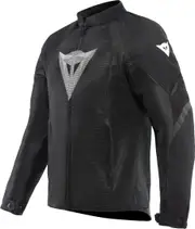 Dainese Herosphere Tex Diamond Motorcycle Textile Jacket, black-white, Size 60 for Men Black White