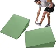 Fitness Wedge Blocks,Slant Board for Yoga Stretch,Exercise Wedge Supports, Calf Stretcher Foam, Ankle Knee Stretcher, Back Support Foam for Heel Elevated Squat and Calf Raise.