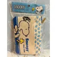 在飛比找蝦皮購物優惠-史努比 snoopy 雙層扁筆袋 筆袋 置物袋