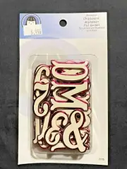 ROCKSTAR FOIL CHIPBOARD ALPHABET 1-1/2"