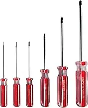 6Pcs Triwing Screwdriver Set Magnetic Y Shaped Tip Screwdriver Set, Tri Point Tip Screwdriver with Plastic Handle including 6 Sizes 1.5mm,2mm, 3mm, 4mm, 5mm, 6mm for Your Multi-Purpose Requirements
