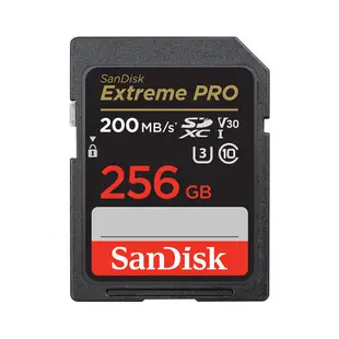 SanDisk 256GB Extreme Pro SDXC SD V30 U3 256G 記憶卡