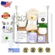 Elegant Sympathy Gift Basket - Comforting Farewell Care Package for Loved Ones