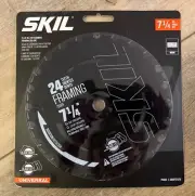 SKILSAW 75924 7-1/4-in 24-Tooth Carbide Circular Saw Framing Blade FREE SHIP