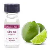 LorAnn Oils StrengthFlavor Food Flavor, 0125 fl oz - 3.7ml, - Lime Oil