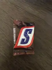 Factory Defect EMPTY Unopened Air-Puffed Snickers Mini Candy Wrapper: S on Cover