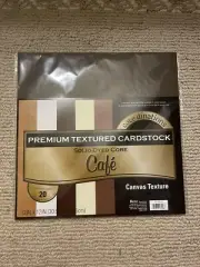 Darice Core' dinations Premium Smooth Textured 65# Cardstock - Chocolate Lovers