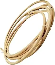 Rattan 250g Customizable 0.1" Dia Natural Rattan Roll DIY Friendly Long Lasting Cane for Furniture Repair, Caning, Crafting Cane Webbing Roll Craft Supplies