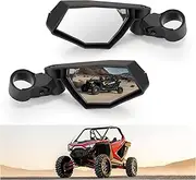 KIWI MASTER Side Mirrors Compatible for 2020-2024 Polaris RZR Pro XP, Pro R, Turbo R / 4 Accessories Adjustable Folding Rear View Racing Mirror 2883762