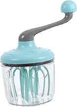 Veemoon Hand Cranked Egg Mixer Speed Whisk for Efficient Blending for Milk Frothing Baking Beating Egg Whites Convenient Handheld Design