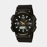 CASIO Men's Wrist Watch AQ-S810W-1B | Tough Solar Power, 100M Water Resistance,